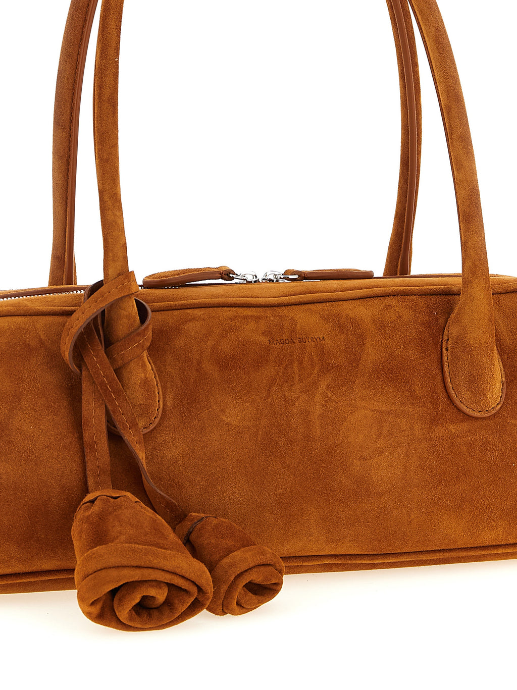 Brown Calfskin Shoulder Bag