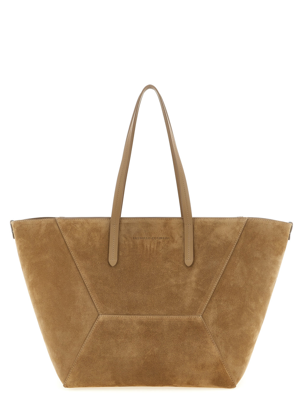 Brown Calfskin Shoulder Bag
