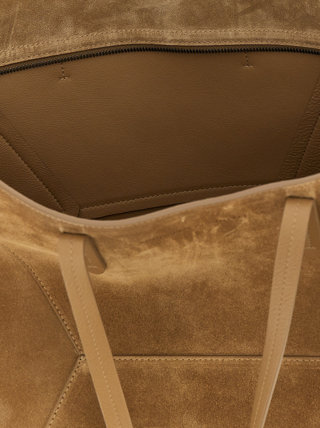 Brown Calfskin Shoulder Bag