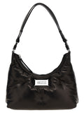 Black Lamb Leather Shoulder Bag