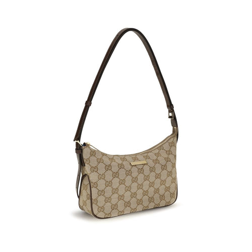 Beige Polyester Handbag