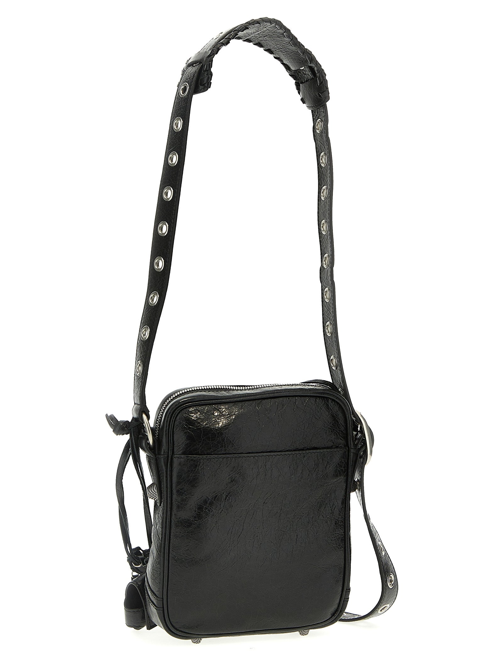 Balenciaga Black Lamb Leather Crossbody Bag