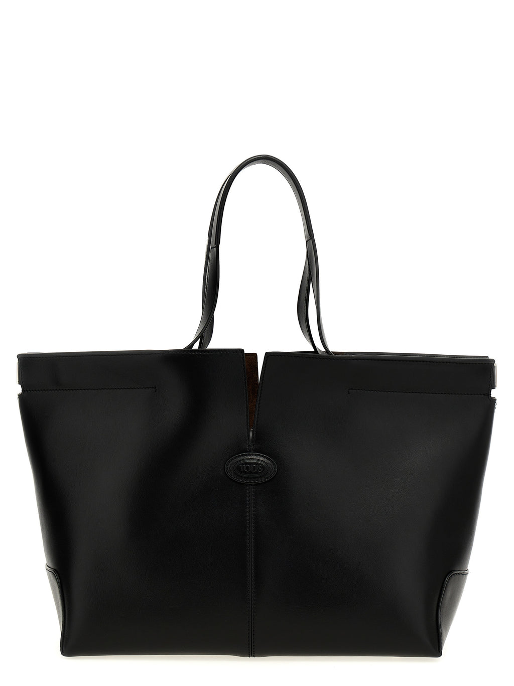 Black Calfskin Tote Bag