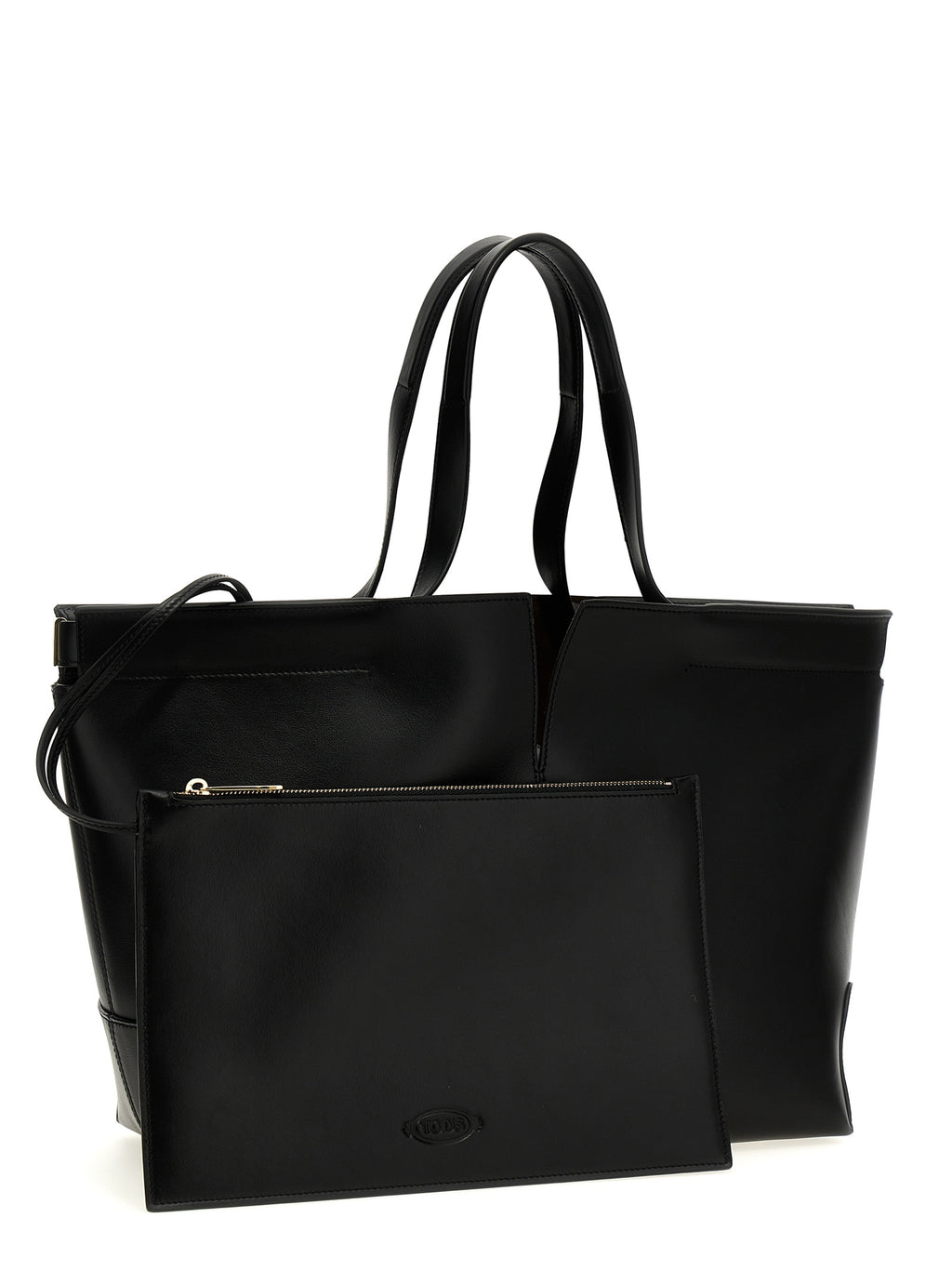 Black Calfskin Tote Bag