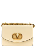White Calfskin Shoulder Bag