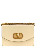 White Calfskin Shoulder Bag