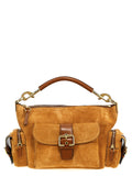 Brown Calfskin Shoulder Bag