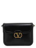 Black Calfskin Shoulder Bag