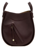 Bordeaux Calfskin Crossbody Bag