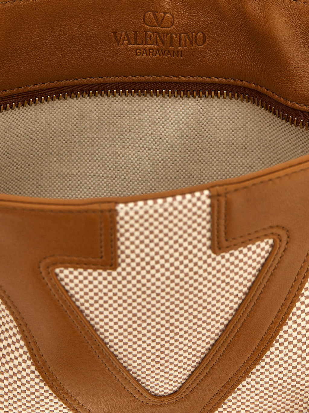 Beige Cotton Tote Bag