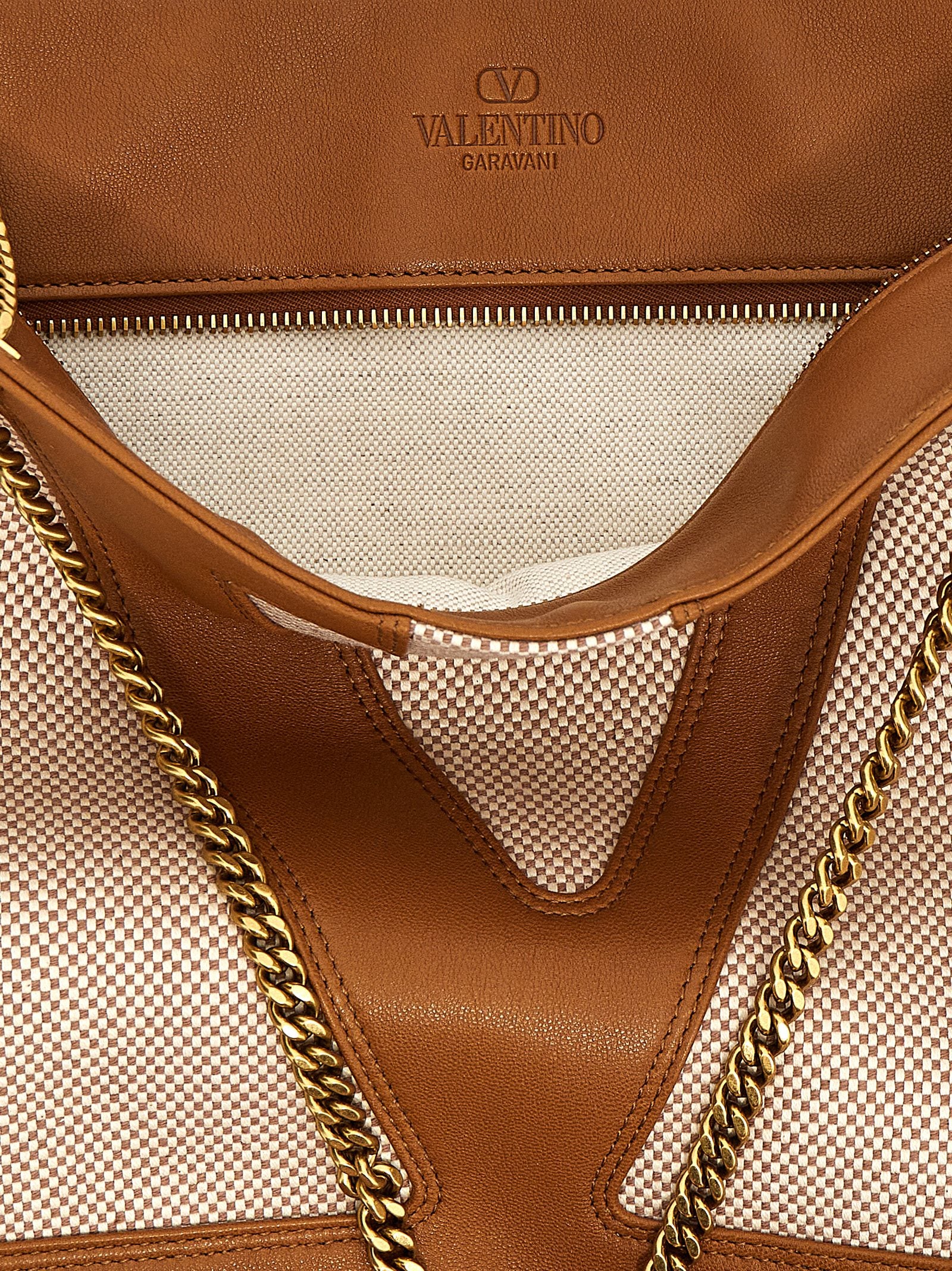 Beige Cotton Tote Bag