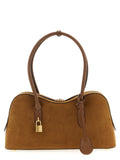 Brown Polyamide Shoulder Bag