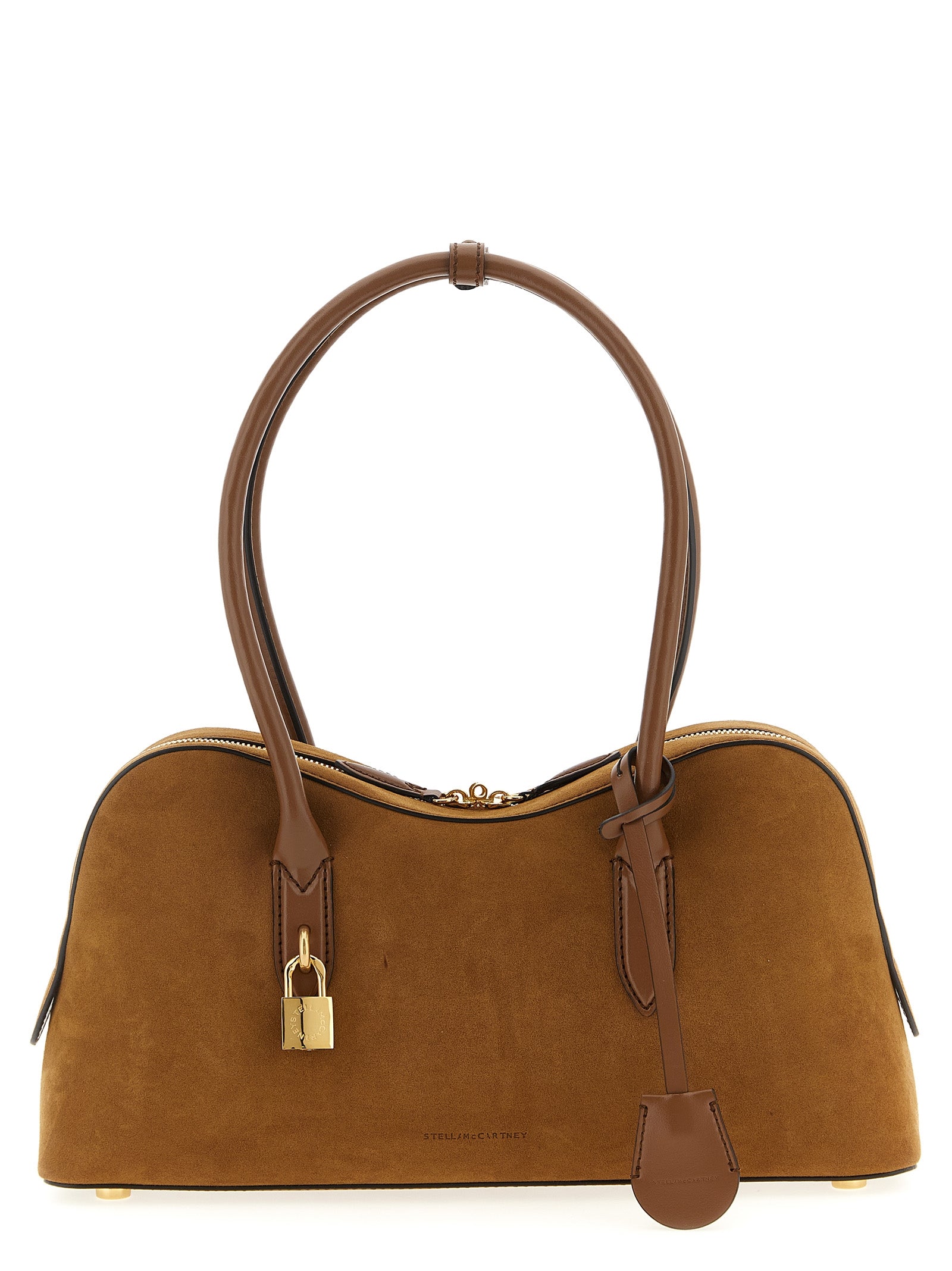 Brown Polyamide Shoulder Bag