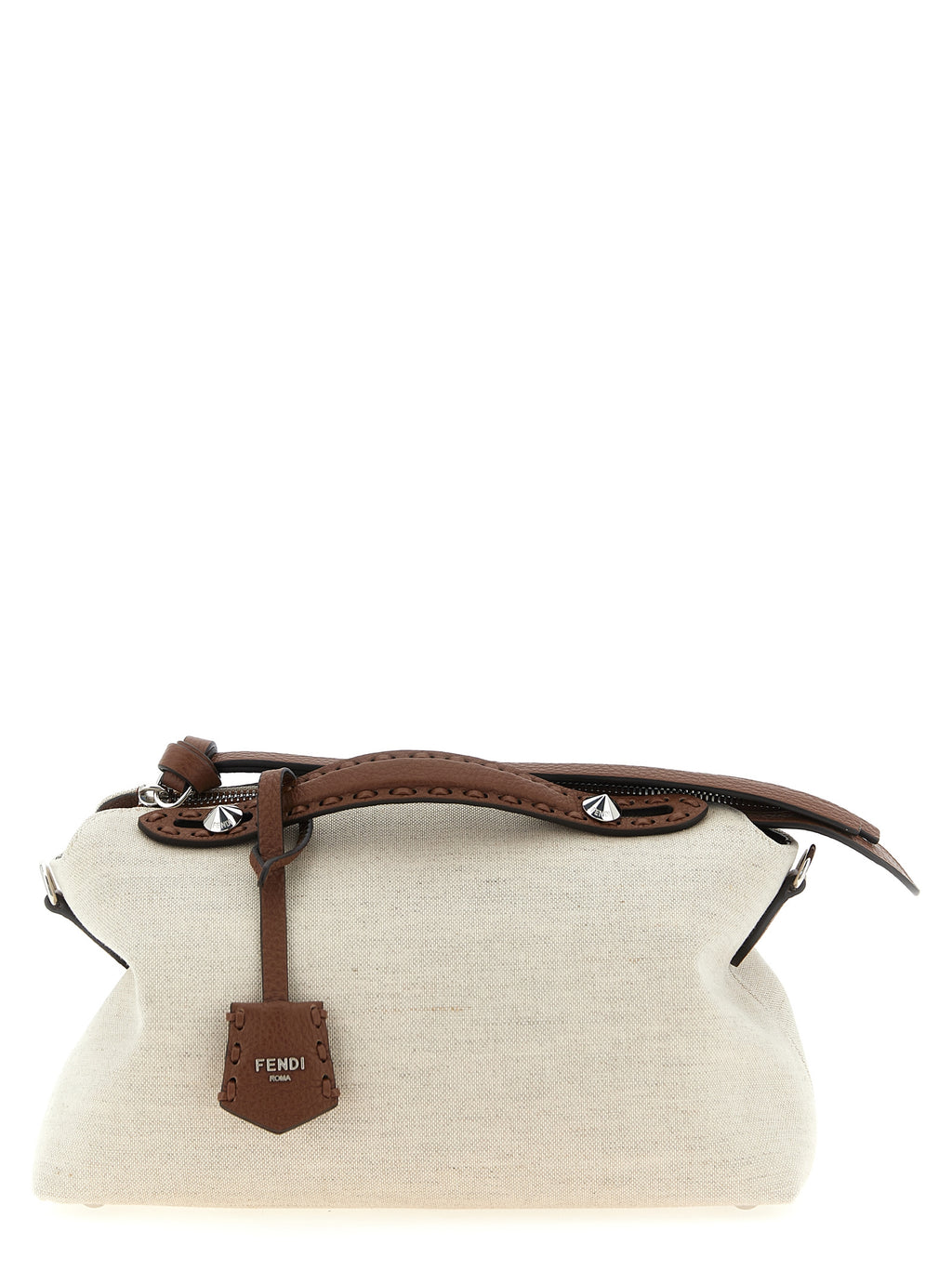 Beige Polyethylene Handbag