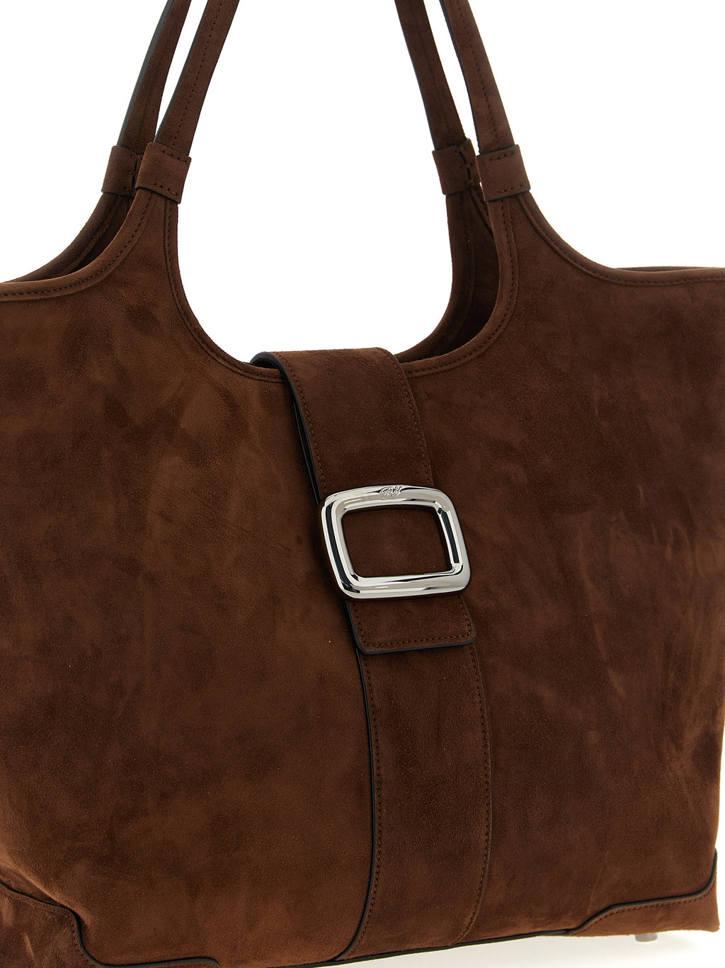 Brown Goatskin Tote Bag
