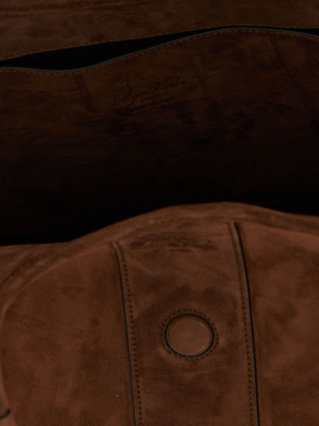 Brown Goatskin Tote Bag
