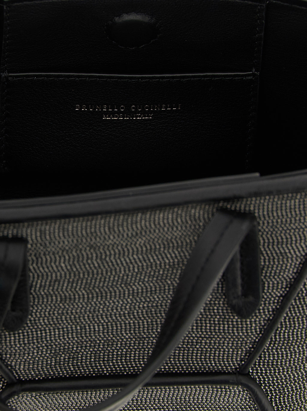 Black Brass Handbag