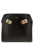 Brown Calfskin Crossbody Bag