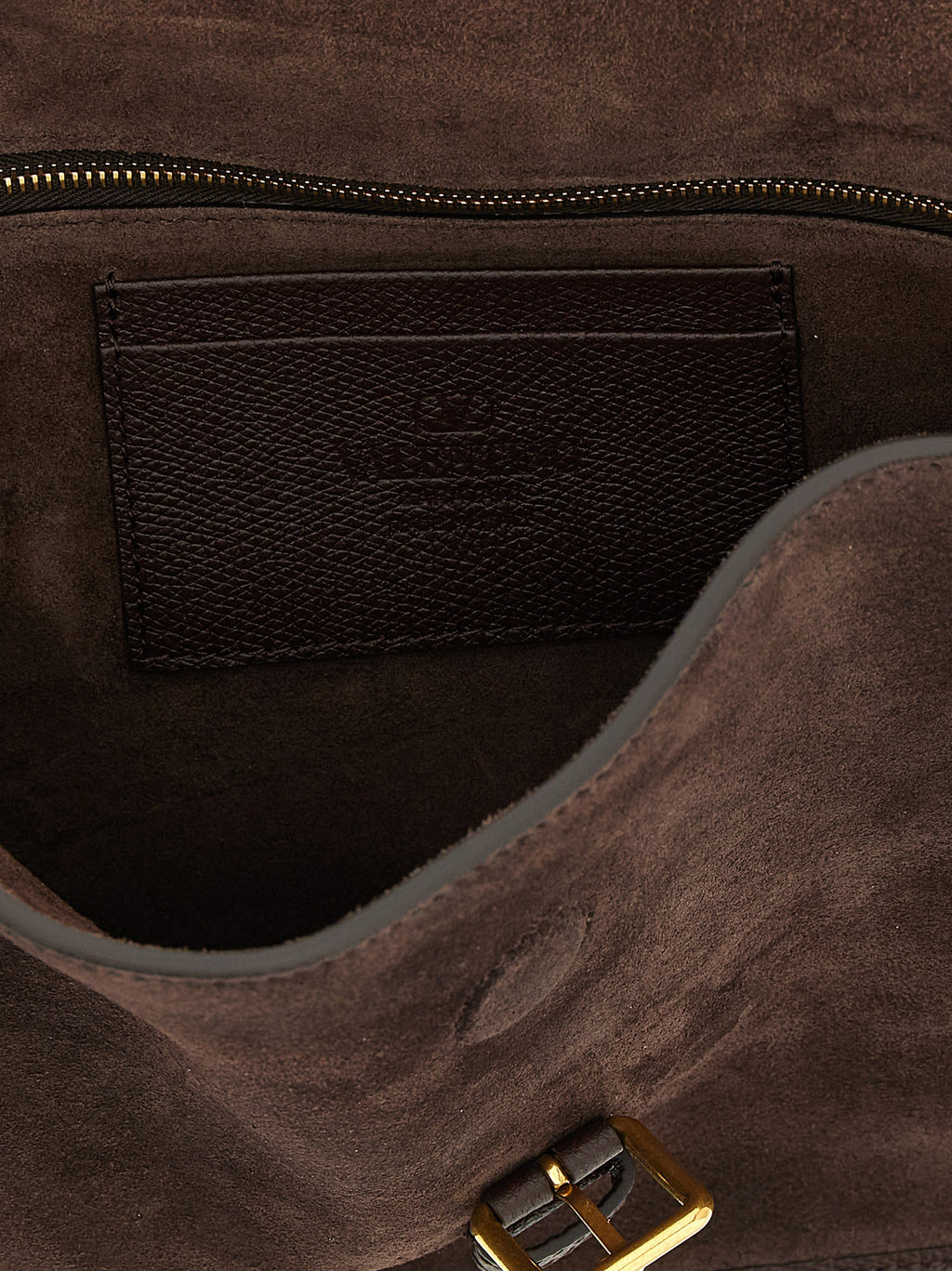 Brown Cowhide Crossbody Bag
