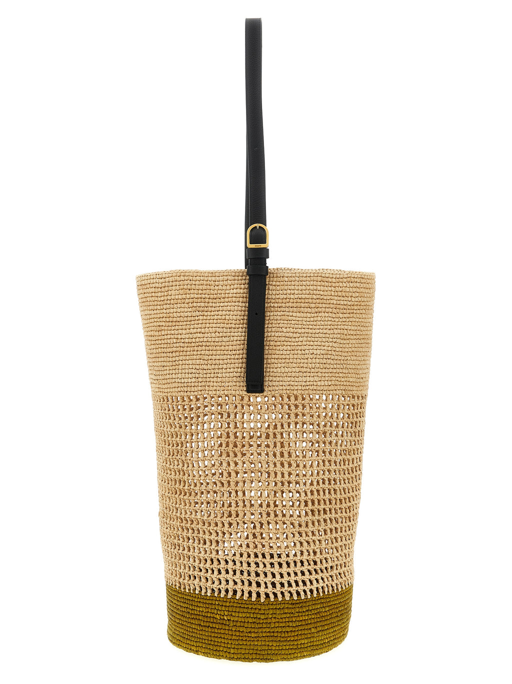 Beige Sisal Shoulder Bag
