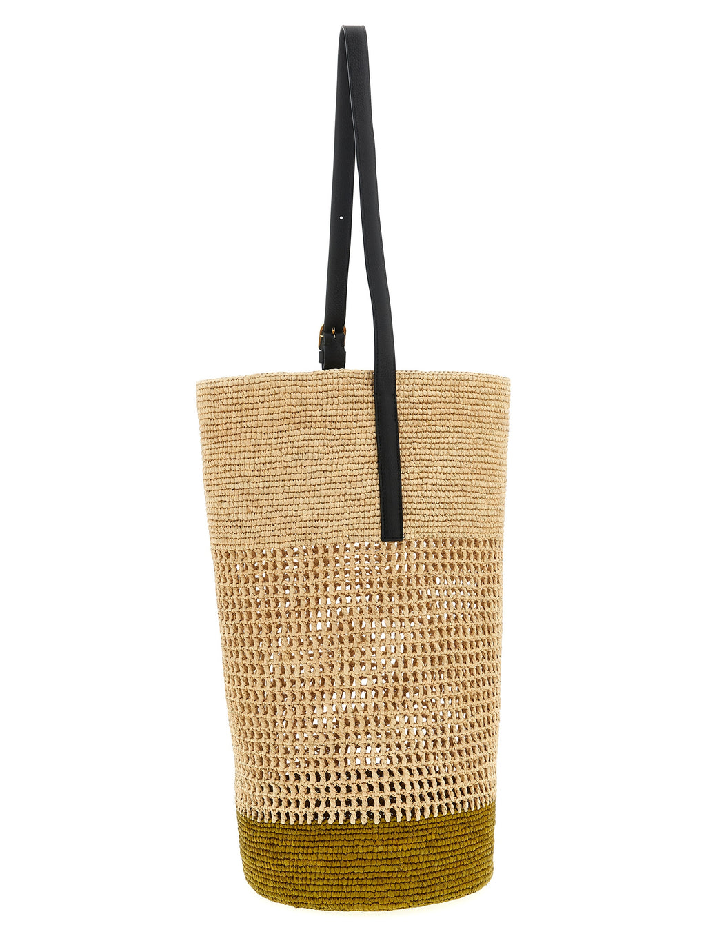 Beige Sisal Shoulder Bag