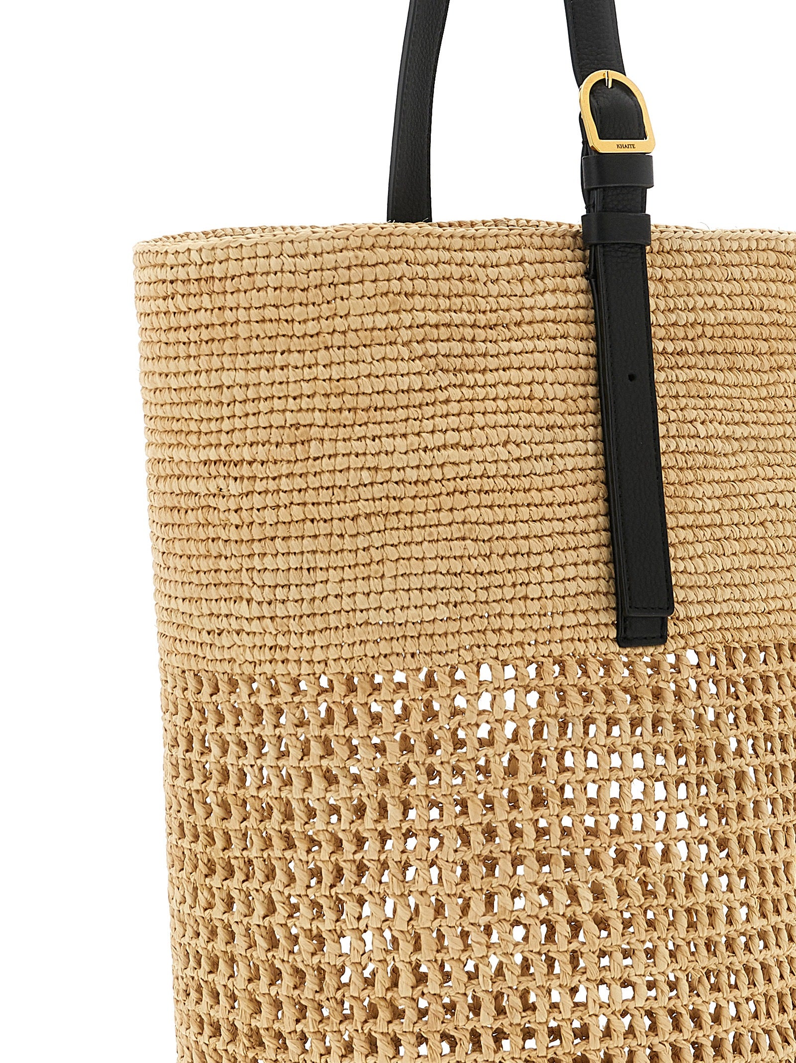 Beige Sisal Shoulder Bag