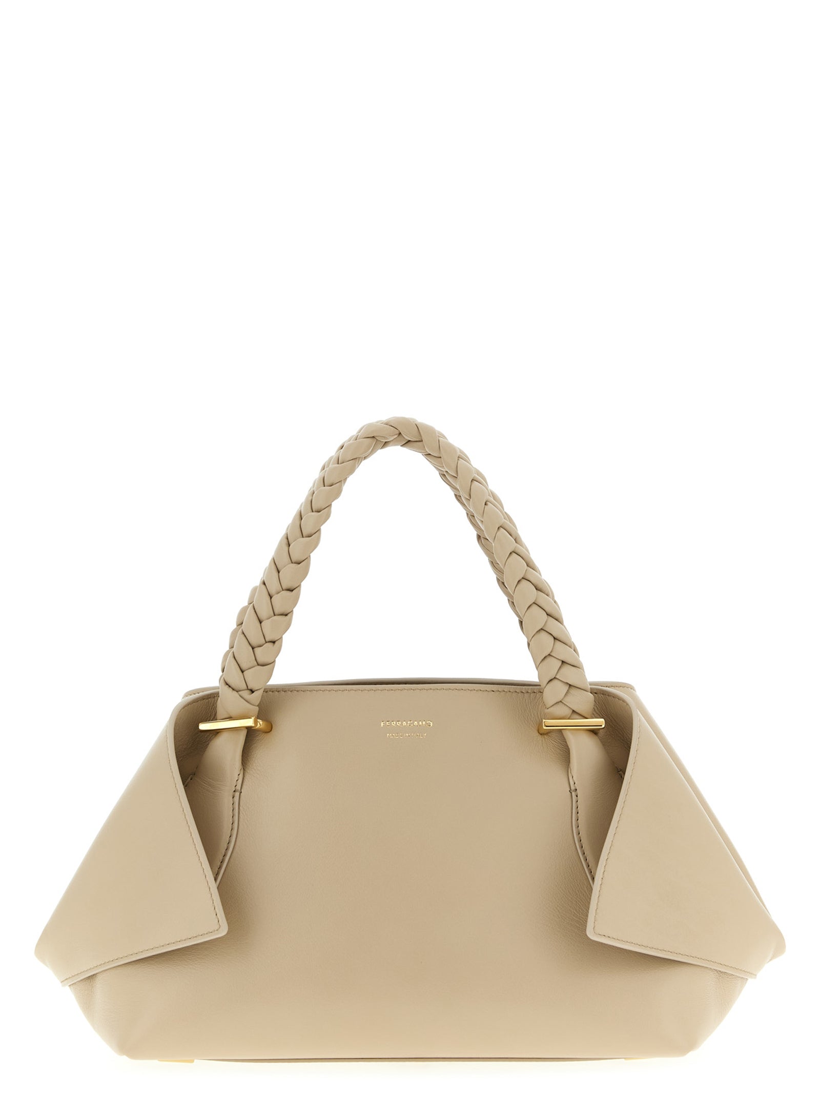 Gray Calfskin Handbag
