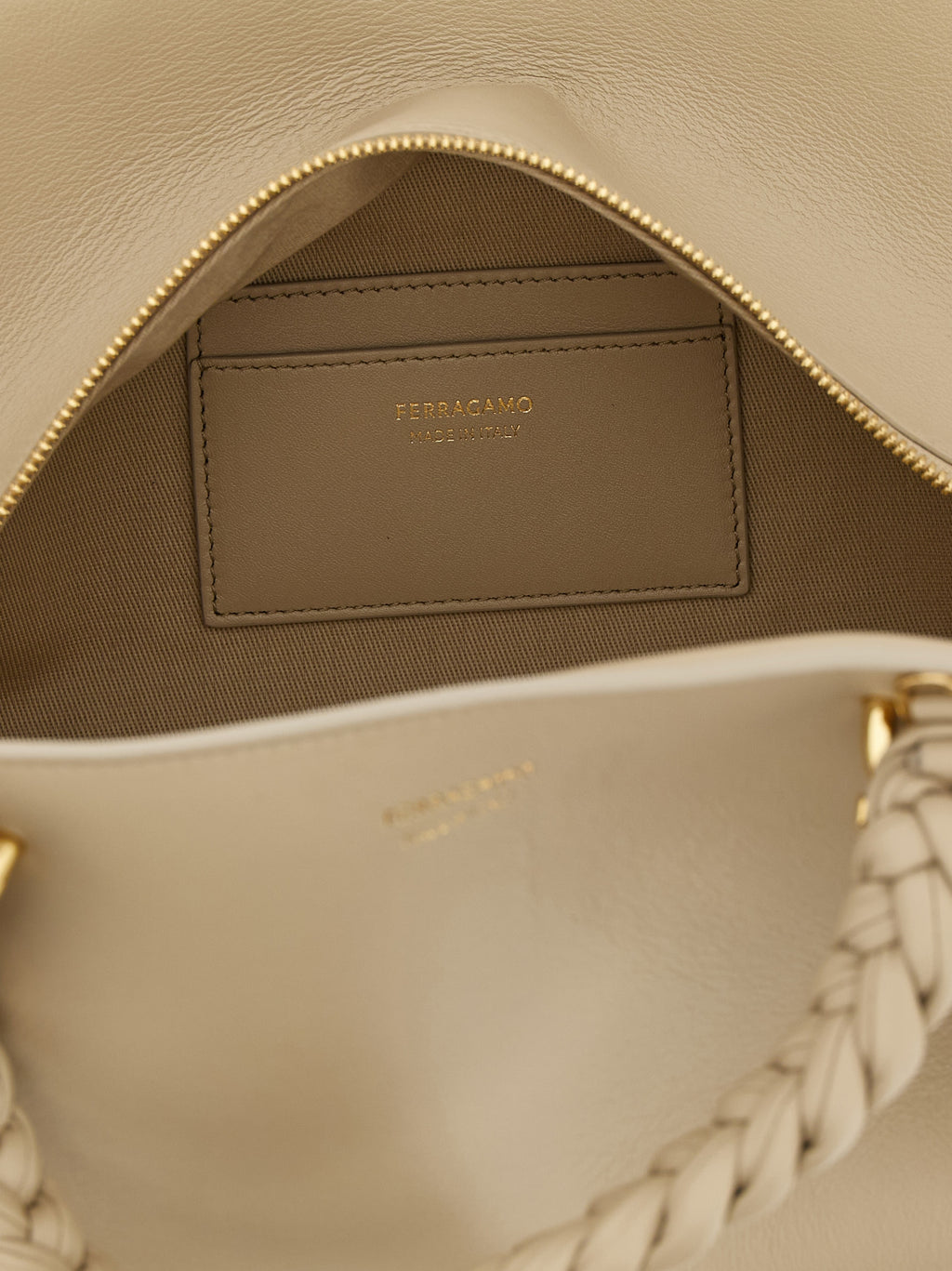 Gray Calfskin Handbag