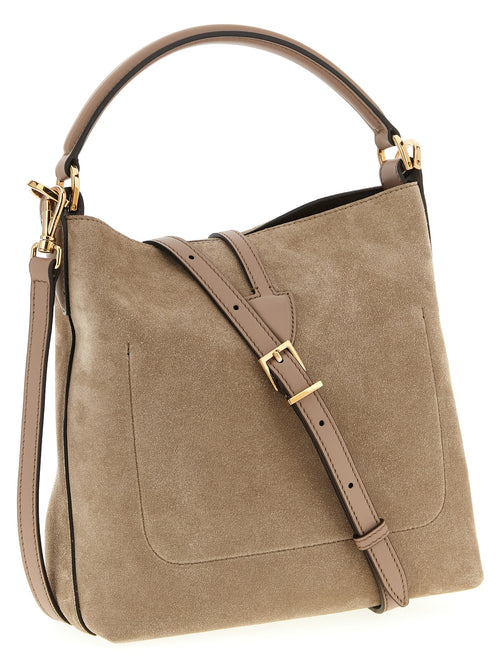 Beige Calfskin Handbag