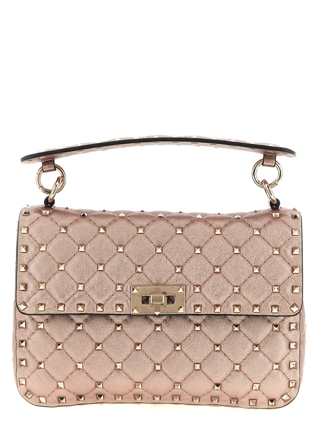 Multicolor Lamb Leather Shoulder Bag