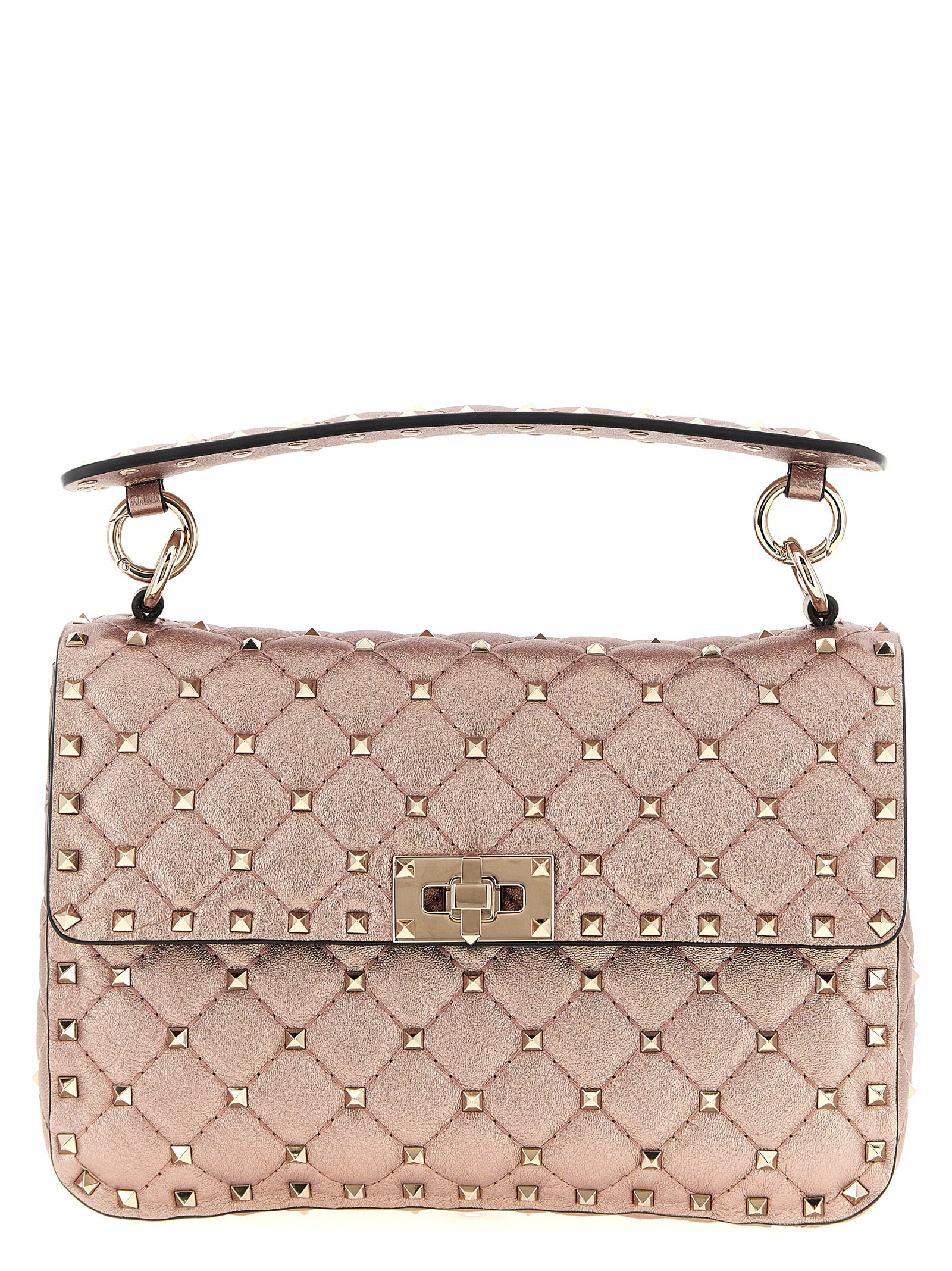 Multicolor Lamb Leather Shoulder Bag