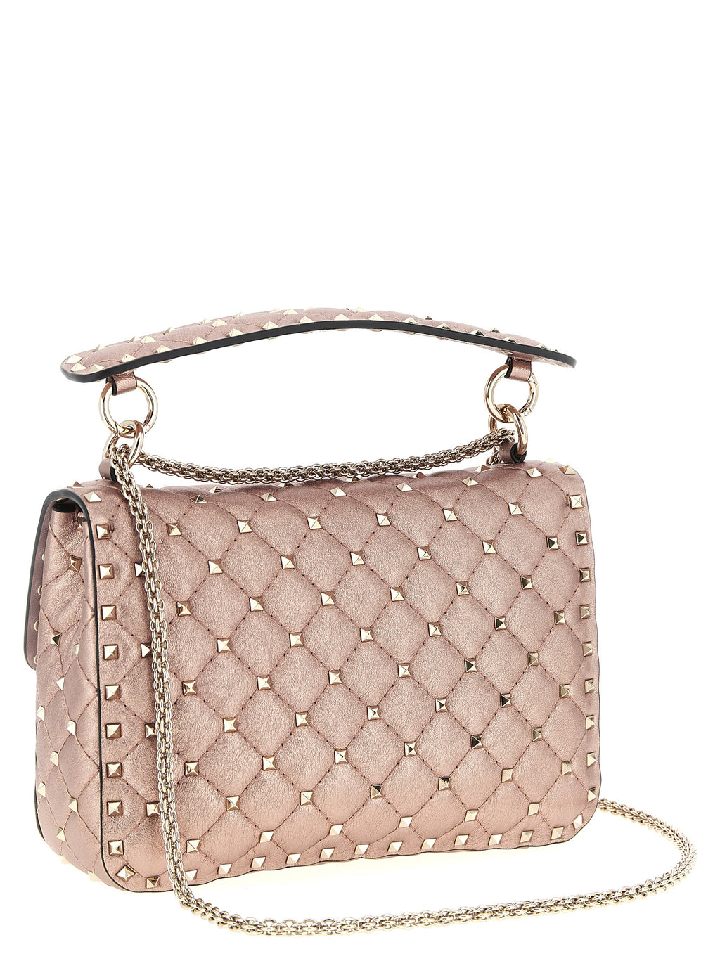 Multicolor Lamb Leather Shoulder Bag