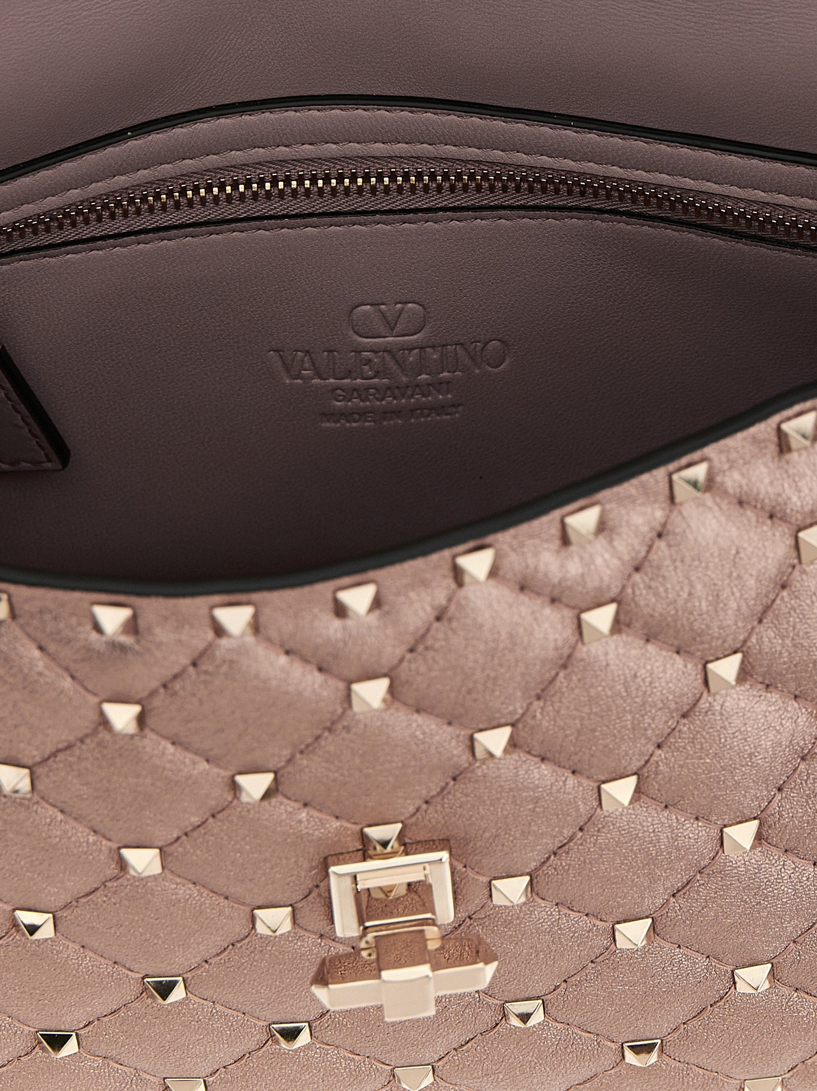 Multicolor Lamb Leather Shoulder Bag