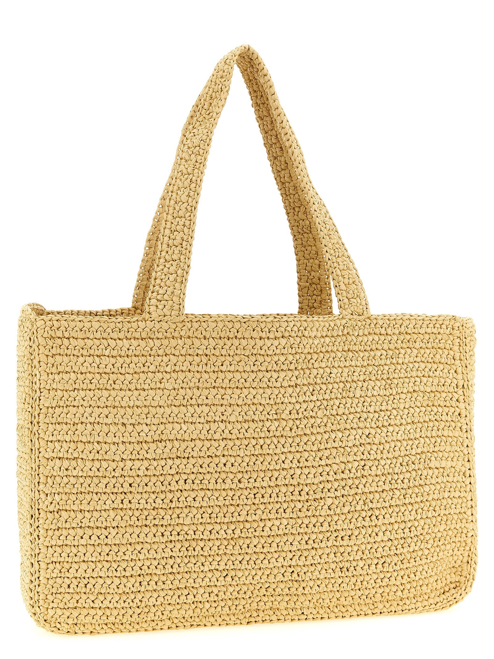 Black Viscose Tote Bag