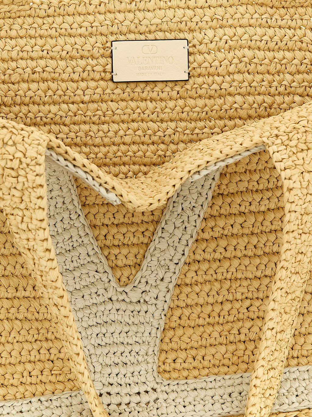 White Viscose Tote Bag