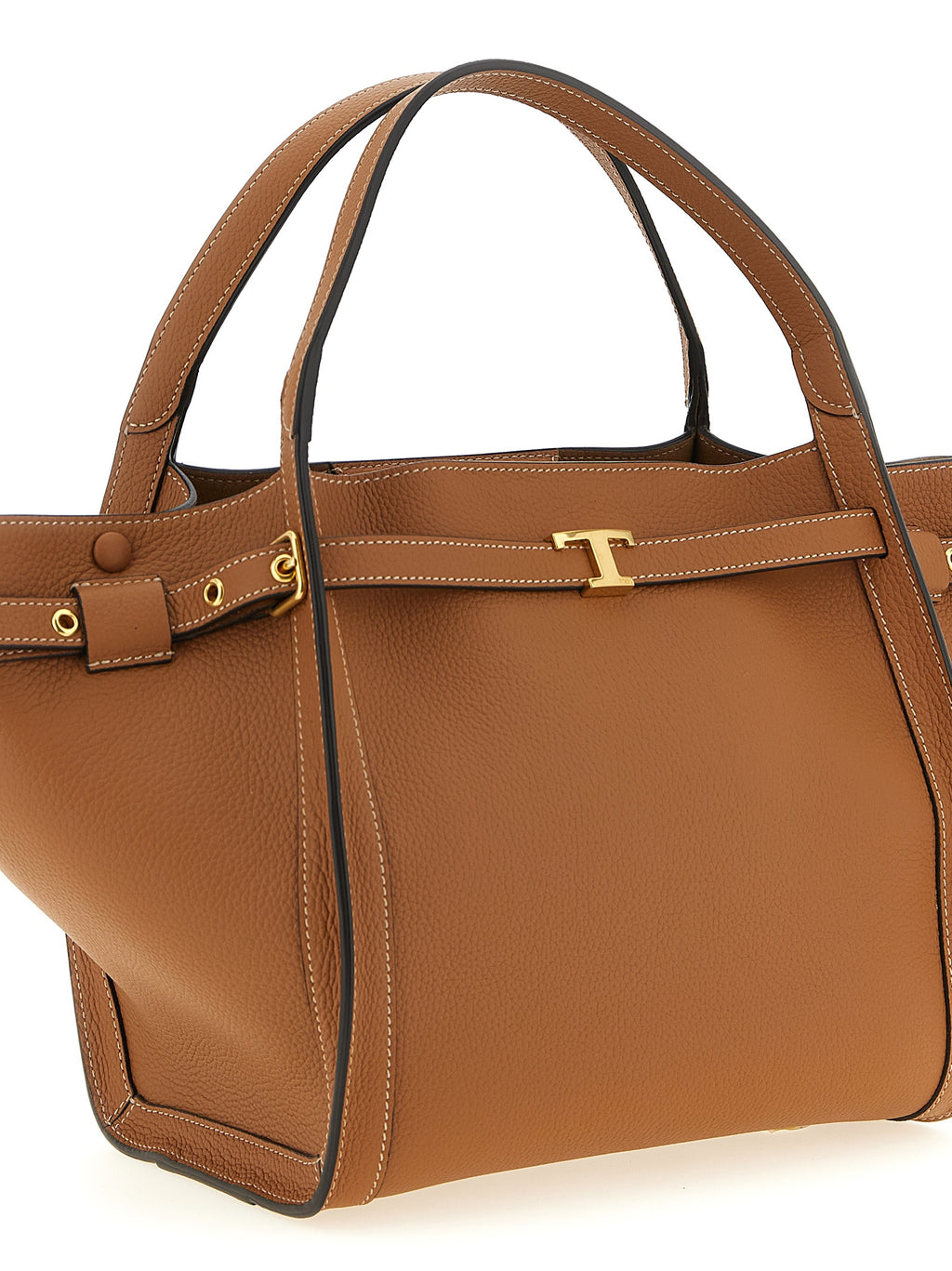 Brown Calfskin Tote Bag
