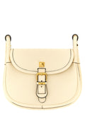 White Calfskin Shoulder Bag