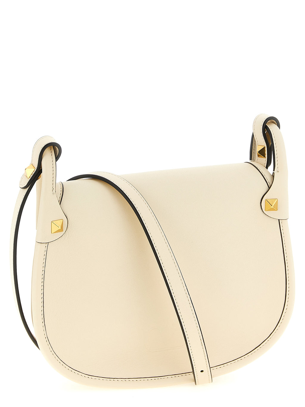 White Calfskin Shoulder Bag