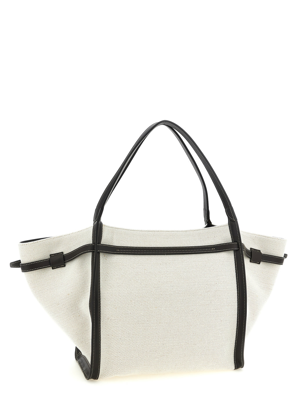 Multicolor Linen Tote Bag