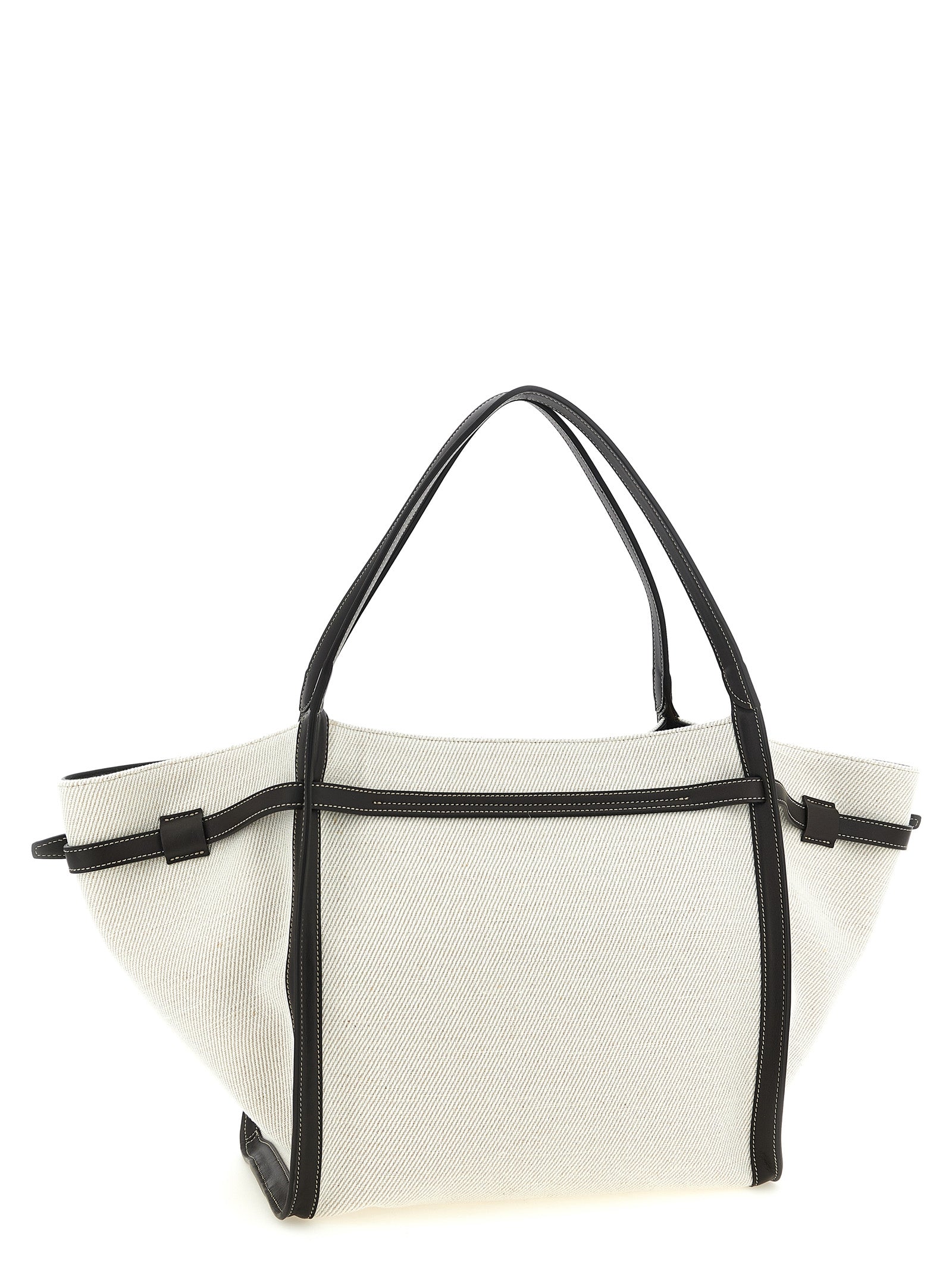 Multicolor Linen Tote Bag