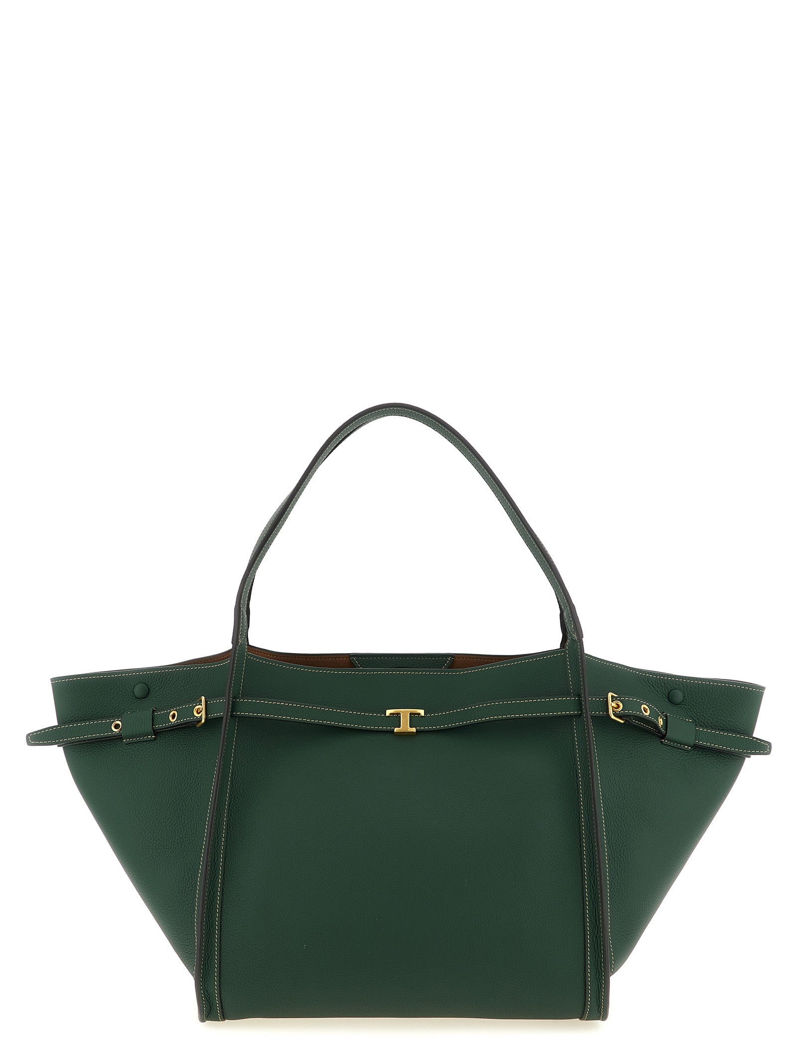 Bicolor Calfskin Tote Bag