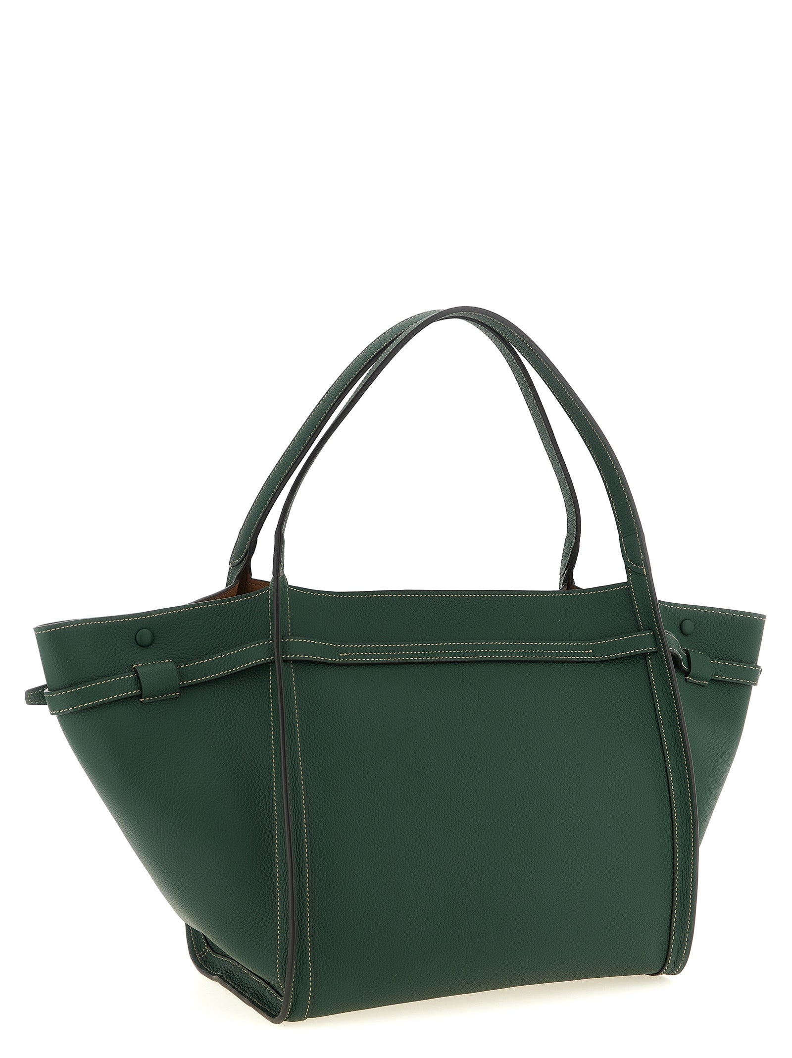 Bicolor Calfskin Tote Bag