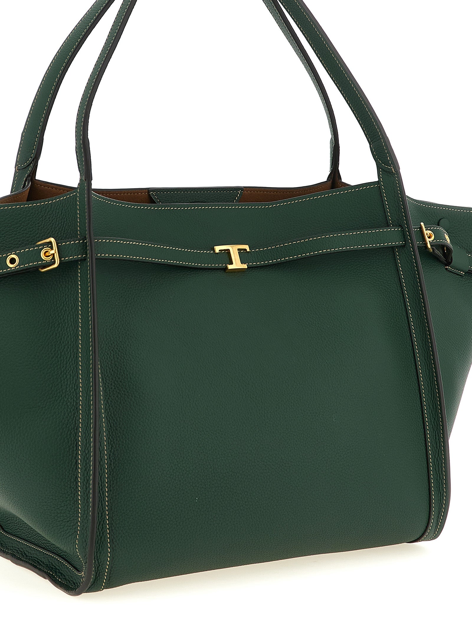 Bicolor Calfskin Tote Bag