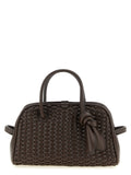 Brown Cotton Handbag