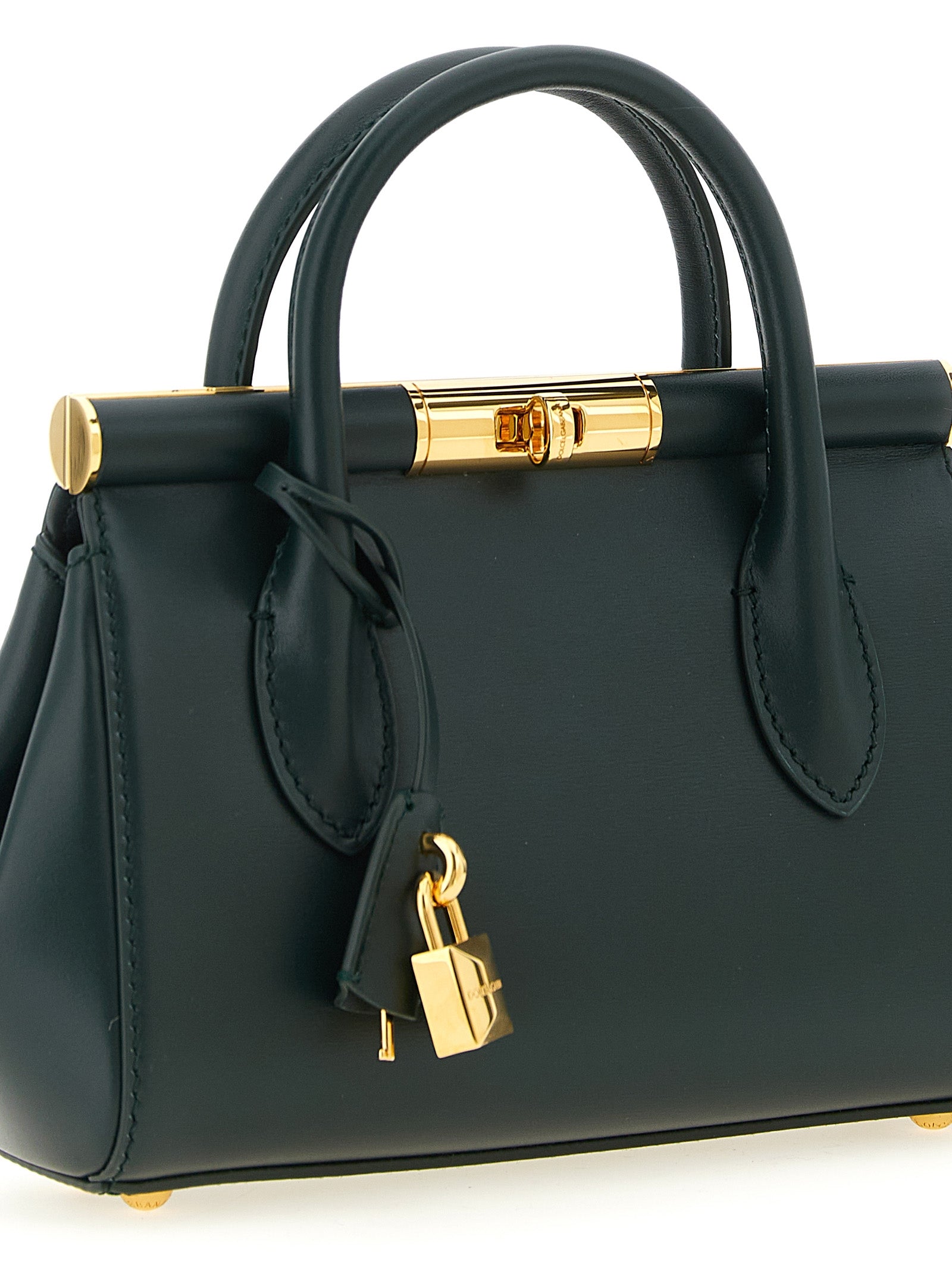 Bicolor Calfskin Handbag
