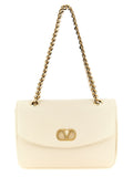 White Lamb Leather Shoulder Bag