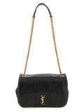 Black Lamb Leather Shoulder Bag