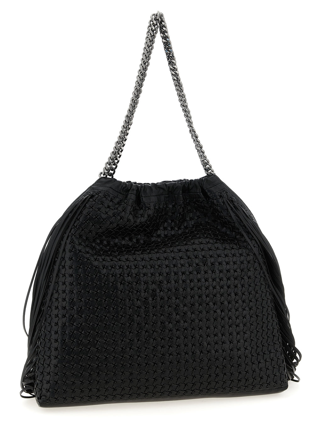 Black Polyamide Shoulder Bag