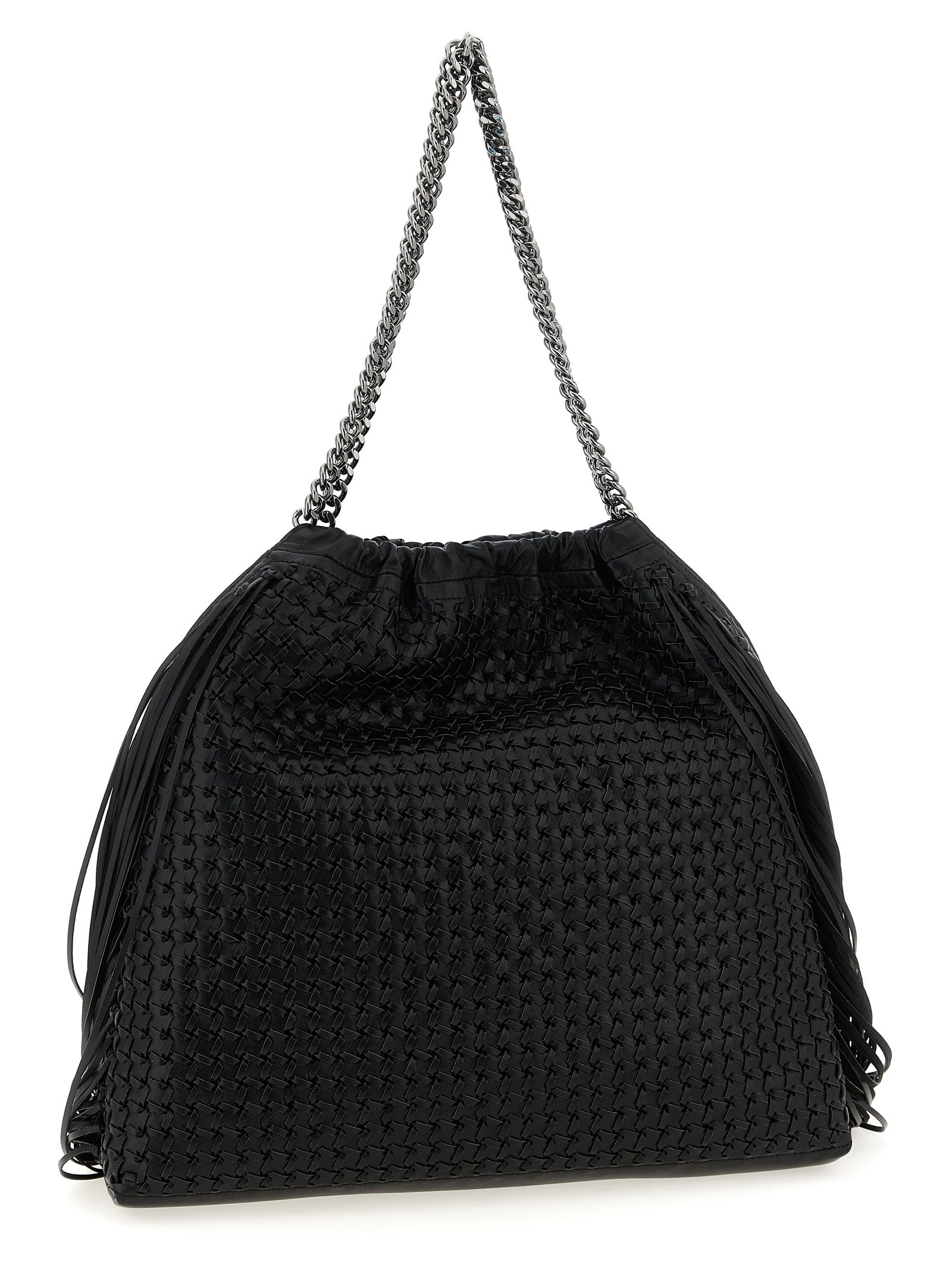 Black Polyamide Shoulder Bag