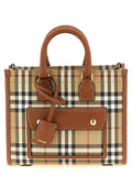Beige Polyethylene Tote Bag